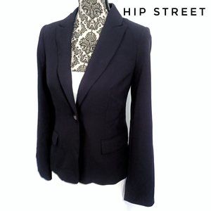 CALVIN KLEIN 1 Button Stretch Blazer Jacket 10P